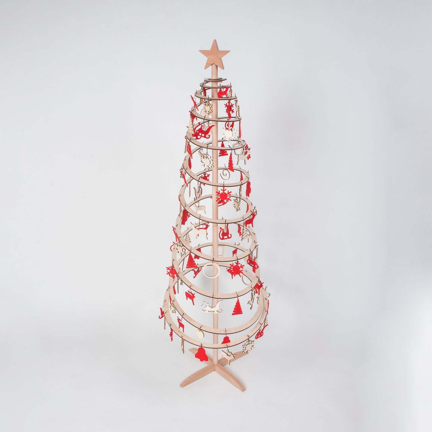 Large oval mix decoration set - Santa's Light Shop
