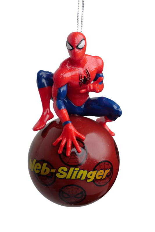 13 cm große 3D-Spiderman-Weihnachtskugelverzierung