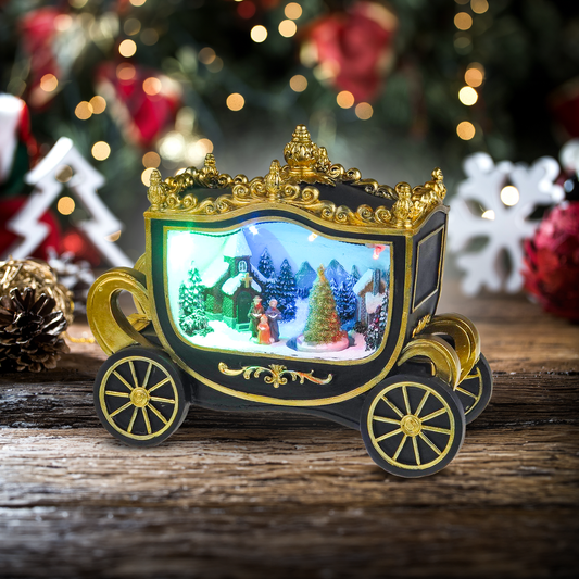 Weihnachtsszene im Royal Wagon – Weihnachtsdorf