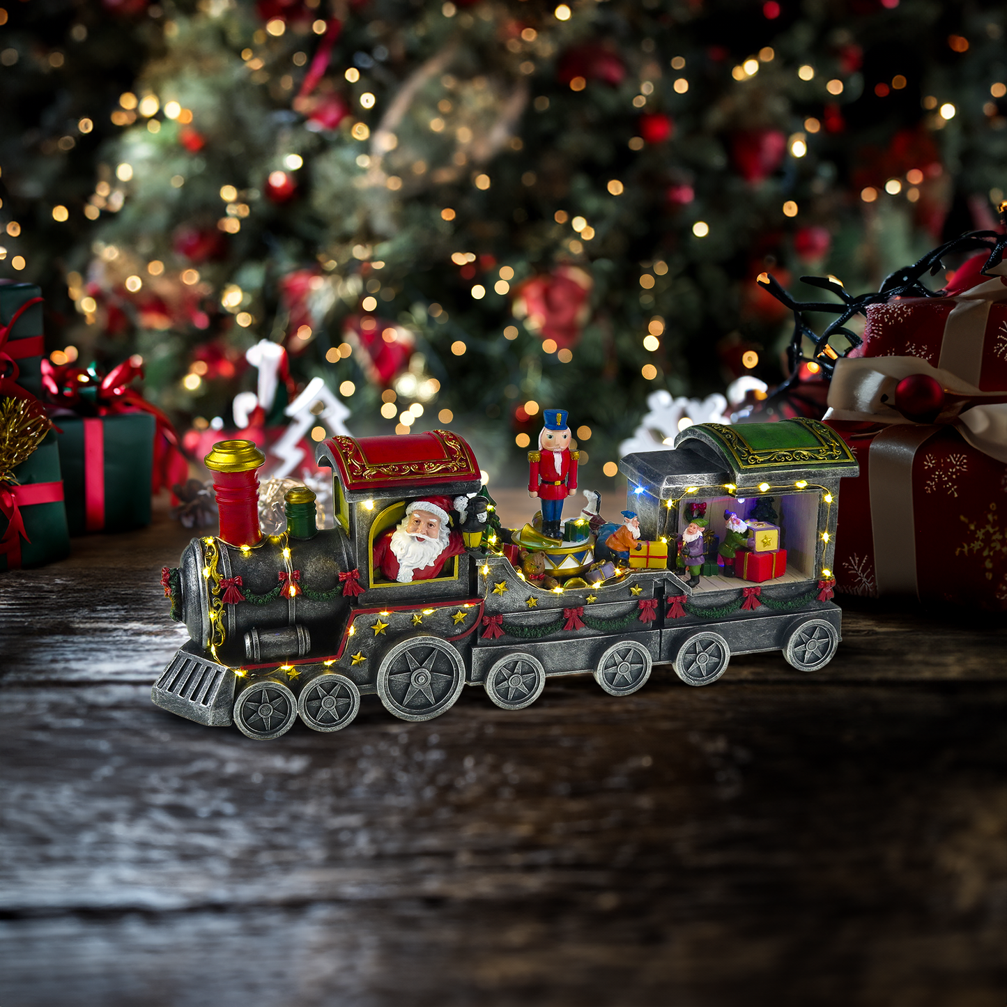Christmas Train - 51,5x12x20CM - Santa's Light Shop
