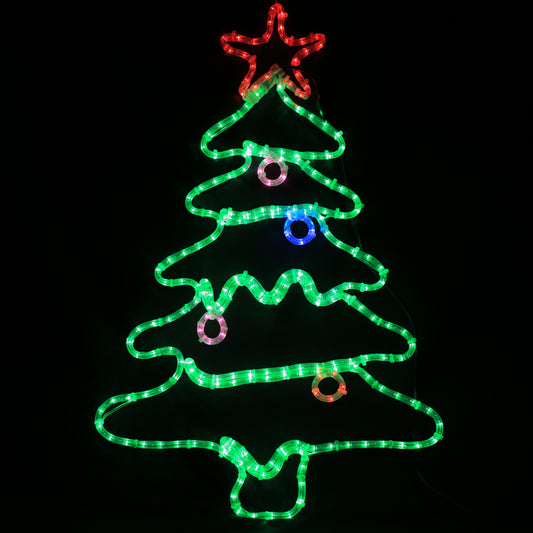 Weihnachtslicht – LED-Weihnachtsbaum – 57 x 90 cm