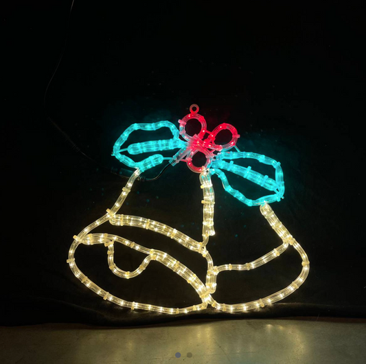 Glocke 42x50 cm - LED-Weihnachtsbeleuchtung für den Außenbereich