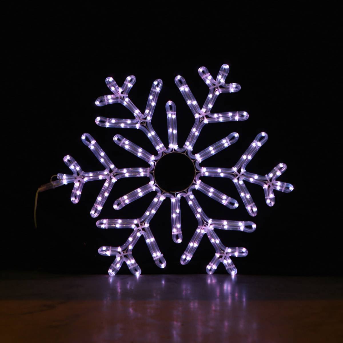 Christmas Snowflake 55x55cm With Remote Control And Smart LED - Santa's Light Shop