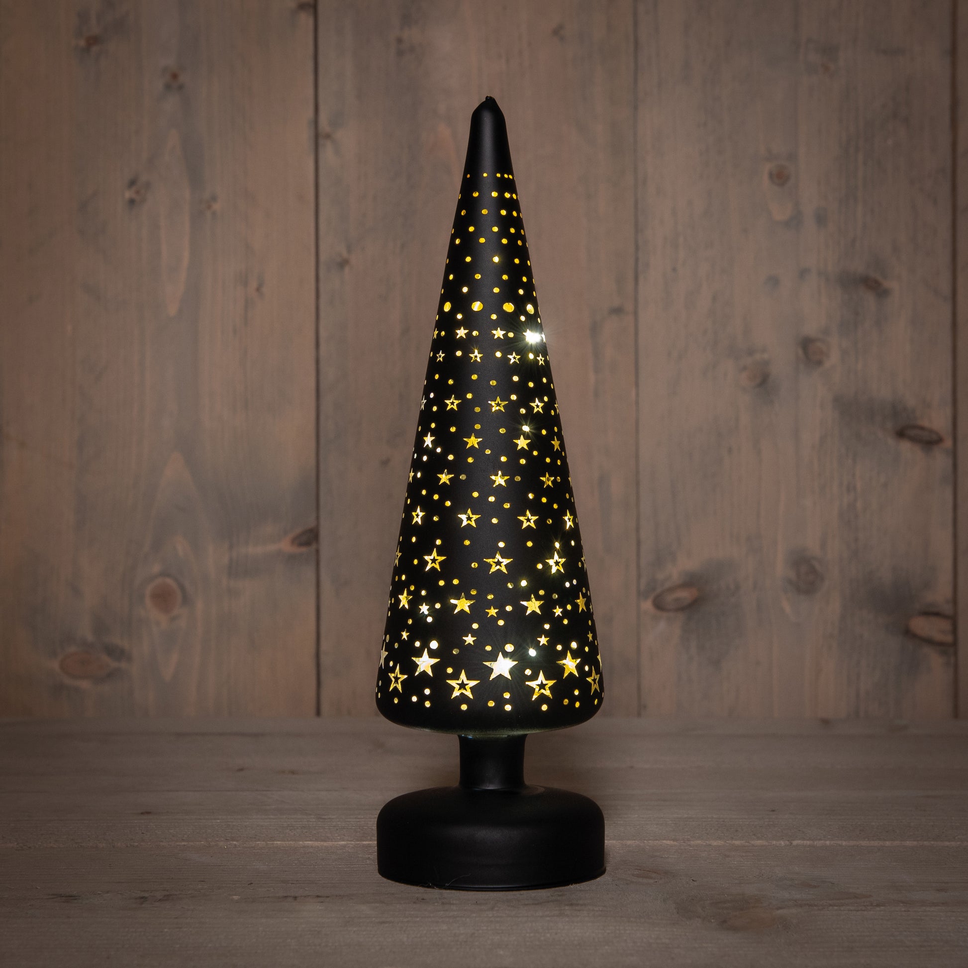 black with gold. Christmas light