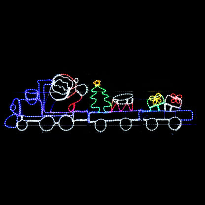 Santa's Train - Outdoor <tc>Weihnachtslichter</tc> - 78x258cm