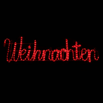 Frohe Weihnachen LED Motif sign