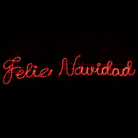 Feliz Navidad LED sign - 44x183cm