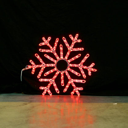 Weihnachten <tc>Schneeflocken</tc> 55x55cm mit Fernbedienung und Smart LED